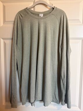 all in motion Men's Crewneck Long-Sleeve Sweater - Sage Green